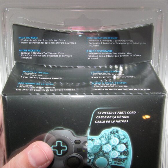 Logitech F310 Gamepad Video Game Controller PC Computers Gaming NEW IN PACKAGE - Picture 3 of 3